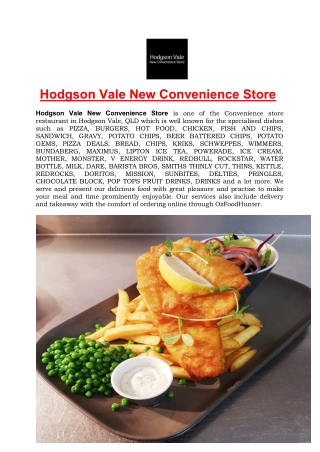 5% Off - Hodgson Vale New Convenience Store Takeaway, QLD