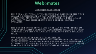 Ai based testing