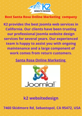Best Santa Rosa Online Marketing company