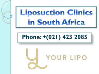 Liposuction Clinics in South Africa