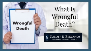 What Is Wrongful Death?