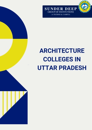 Architecture Colleges in Uttar Pradesh | Architecture Colleges in Delhi