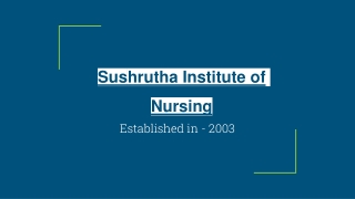 Shusrutha College of Nursing