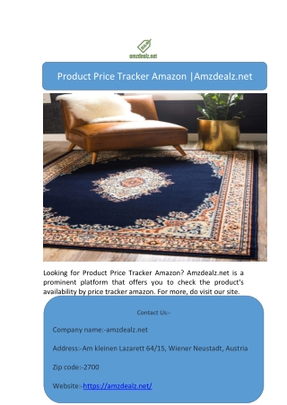 Product Price Tracker Amazon |Amzdealz.net
