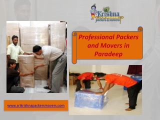 Packers and Movers in Paradeep