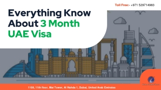 Everything Know About 3 Month UAE Visa