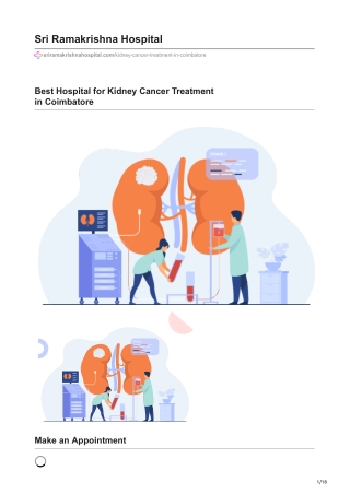 Best kidney cancer treatment hospital in Coimbatore - SRH