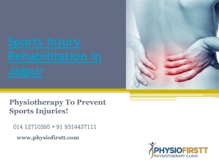 How Does Physiotherapy Prevent Injuries Pain?