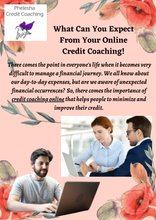 Credit Coaching Online In The USA | Phelesha Credit Coaching