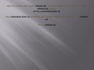 london on