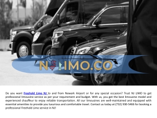 Freehold Limo NJ