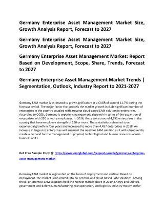 Germany Enterprise Asset Management Market
