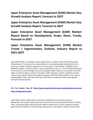Japan Enterprise Asset Management (EAM) Market
