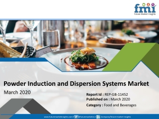 Powder Induction and Dispersion Systems Market