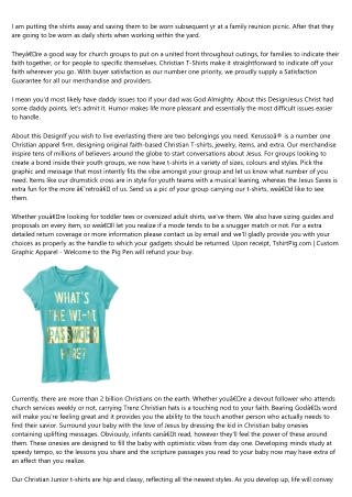Save On Funny, Religious, T Shirts