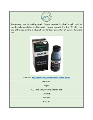Buy High Quality Famaco Shoe Polish Online  Vopeli.com (1)