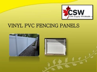 Fencing Panels Available Online