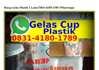 Harga Gelas Plastik 1 Lusin Ö831~418Ö~1ᜪ8ᑫ{WA}