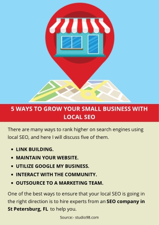 5 WAYS TO GROW YOUR SMALL BUSINESS WITH LOCAL SEO