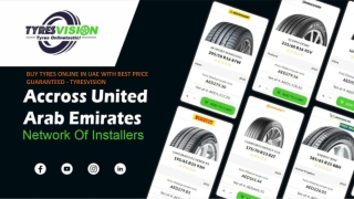 Buy Tyres Online In UAE with Best Price Guaranteed - TyresVision