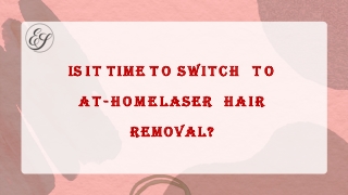 Is It Time to Switch to At-Home Laser Hair Removal?