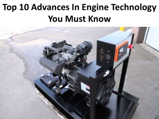 Top 10 most important engine technology of 2021