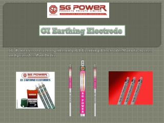 How to get GI Earthing Electrode?