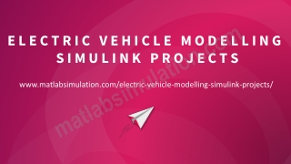 Electric Vehicle Modelling Simulink Projects