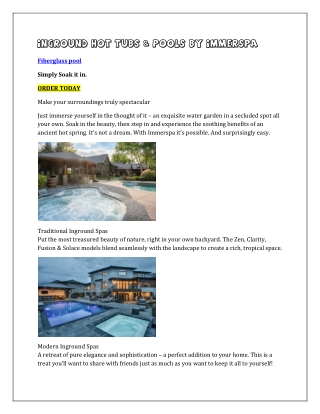 Fiberglass pool