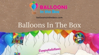 Gender Reveal Balloon Box