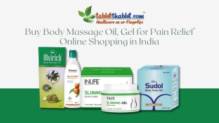 Purchase Body Massage Slimming Gel Online in India | TabletShablet