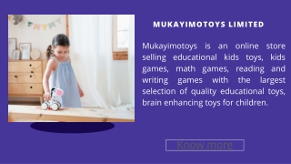 MUKAYIMOTOYS LIMITED