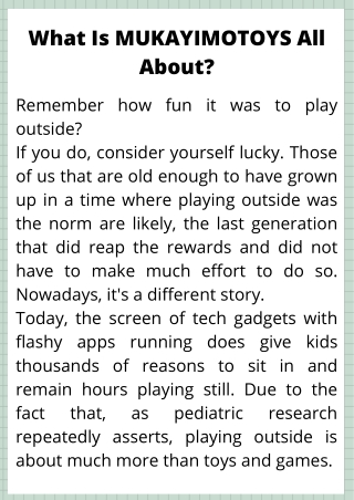 What Is MUKAYIMOTOYS All About (1)