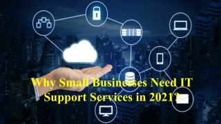 Why Small Businesses Need IT Support Services in 2021