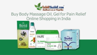 Buy massage oils Online at The Best Price in India | TabletShablet