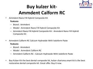 Ammdent products-Buy kulzer kit