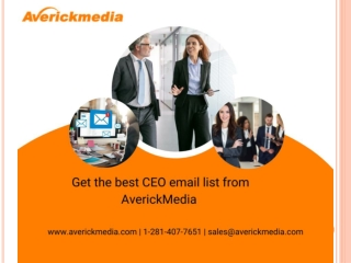 CEO EMAIL LIST