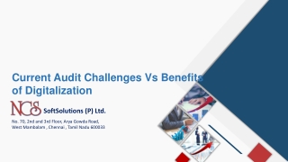 Current Audit Challenges Vs Benefits of Digitalization