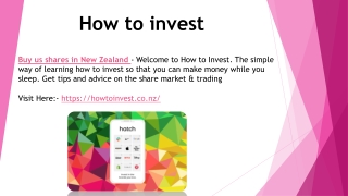 Hatch invest review - Howtoinvest.co.nz