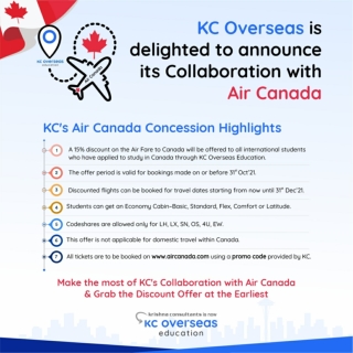 KC Overseas is delighted to announce its Collaboration with Air Canada