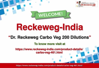 Dr Reckeweg Carbo Veg 200 Dilutions