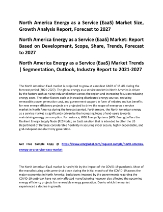 North America Energy as a Service (EaaS) Market