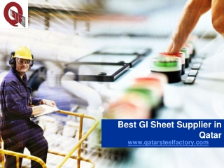 Best GI Sheet Supplier in Qatar - www.qatarsteelfactory.com