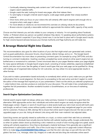 Smart, Scalable Search Engine Optimization Approaches