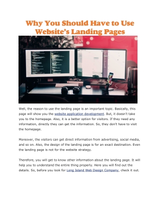 Long Island Web Design Company