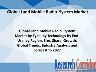 Global-Land-Mobile-Radio -System-Market