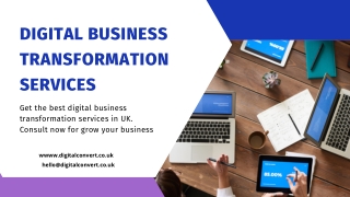 Digital Business Transformation Services In UK  Digital Convert UK
