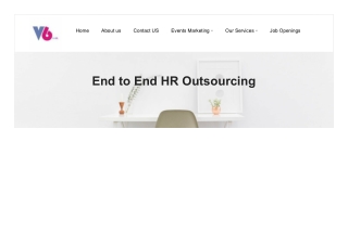 End to End HR Outsourcing Solutions in India | V6HR