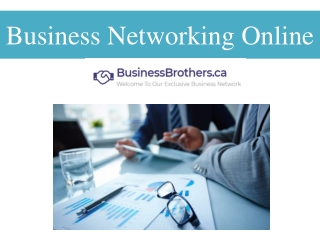 Business Networking Online