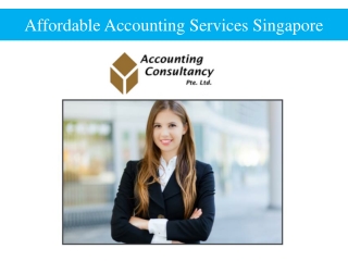 Affordable Accounting Services Singapore